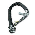Rusty 4x4 26-Ton Soft Shackle made from high-strength Dyneema, hand-spliced for offroad recovery. Lightweight, corrosion-resistant, and ideal for snatch operations.