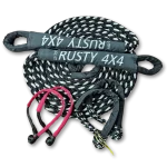 Rusty 4x4 12-Ton Kinetic Recovery Kit with soft shackles and canvas bag – Infinite Tech SA