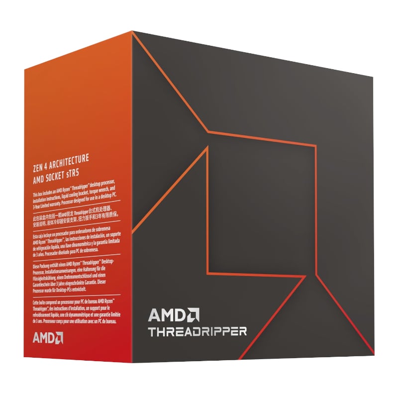AMD RYZEN Threadripper 7960X 24-Core 4.2GHz sTR5 CPU - Image 2