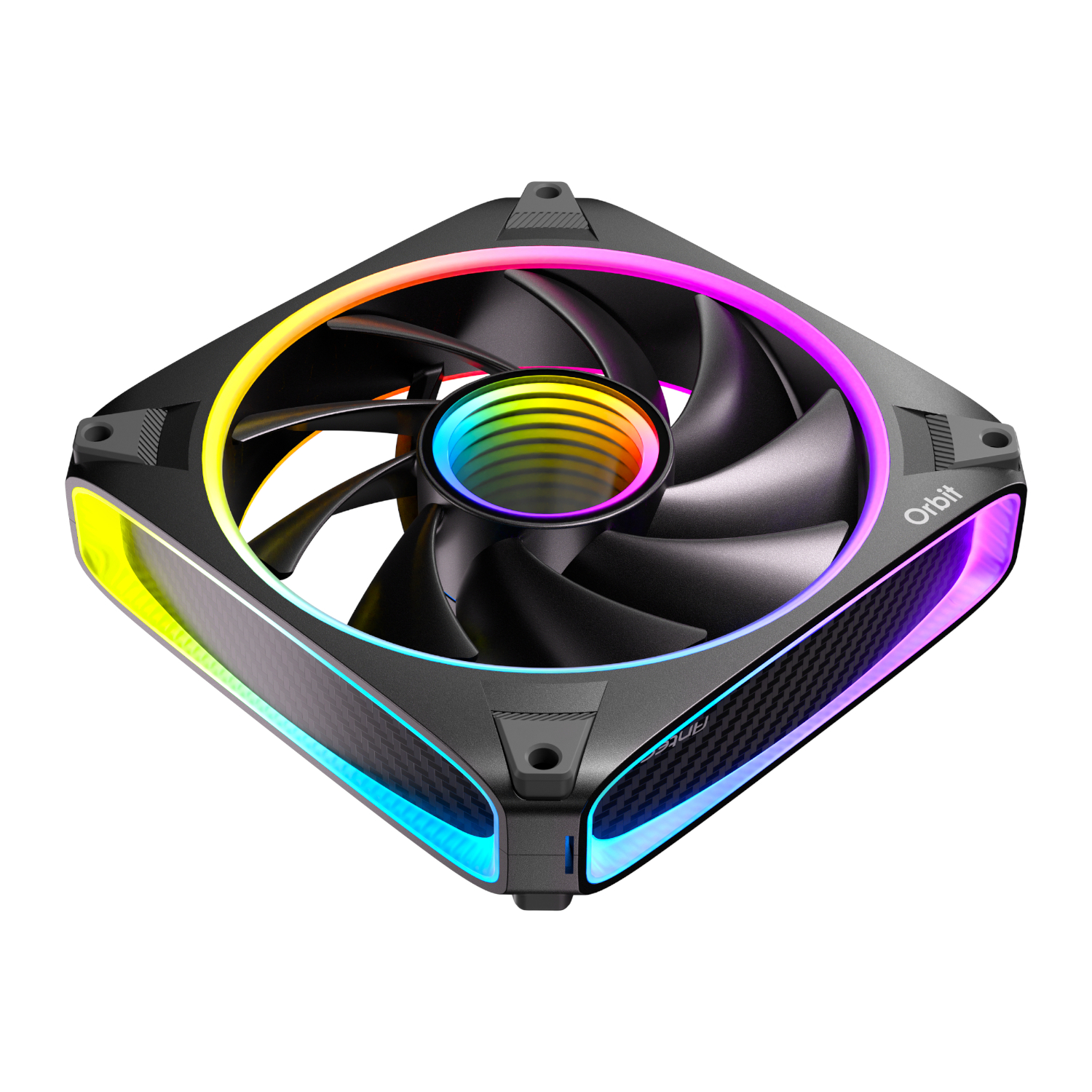 Antec ORBIT PWM 120mm ARGB Fan 3 Pack - Black - Image 5