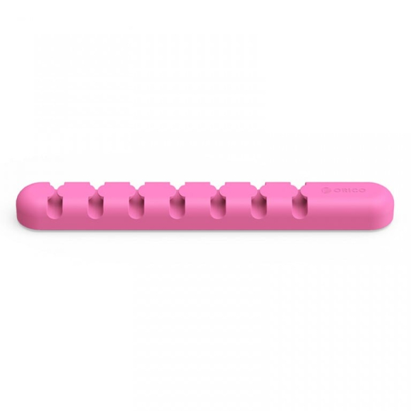 ORICO 7 Slot Desktop Cable Clip - Pink