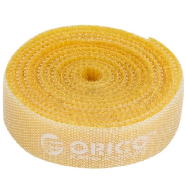 ORICO 1m Hook and Loop Cable Tie - Yellow