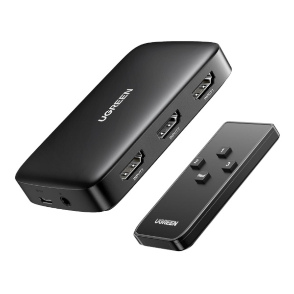 UGREEN CM332 3-in-1 HDMI 1.4 Switch 4K