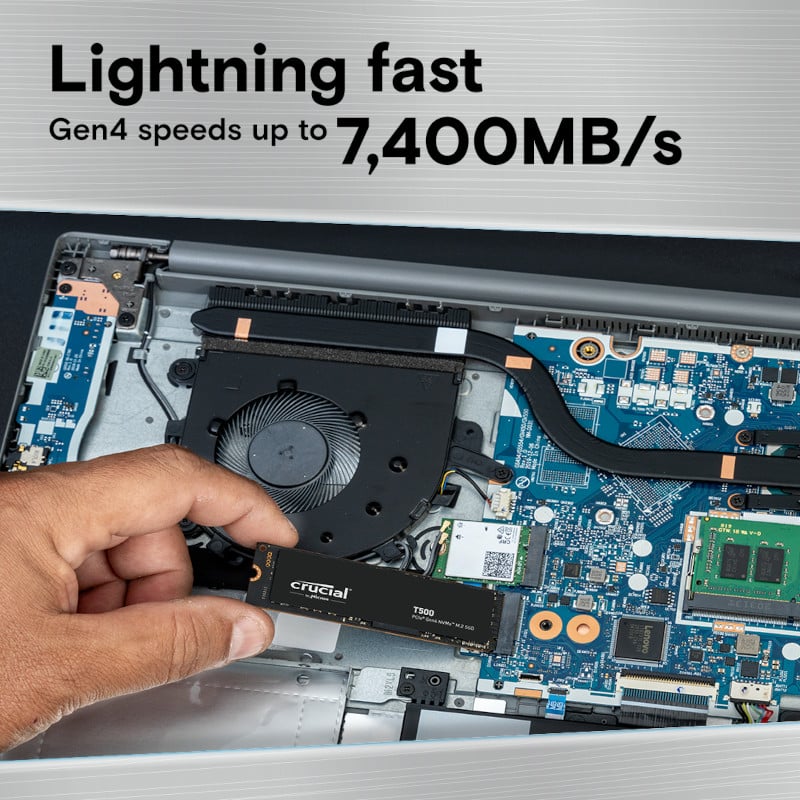 Crucial T500 4TB M.2 NVMe Gen4 NAND SSD - Image 3
