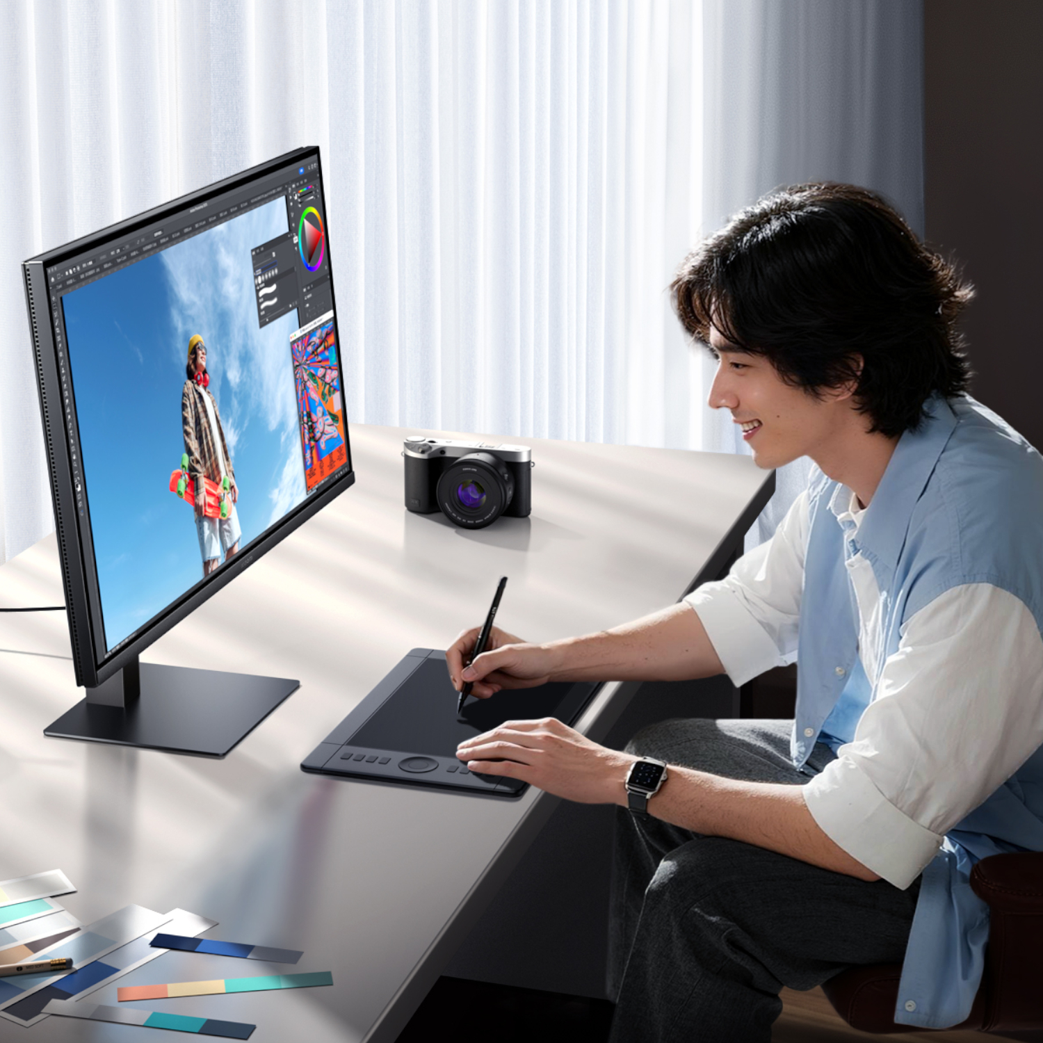 Xiaomi A27Qi 27 inch 120Hz 2K IPS Office Monitor - Image 6