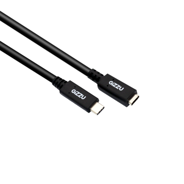 GIZZU USB-C 5Amp Extension Male to Female USB3.1 1M Cable