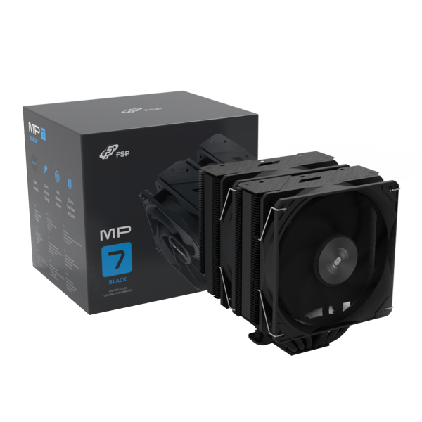 FSP MP7-B 120mm PWM CPU Air Cooler - Black
