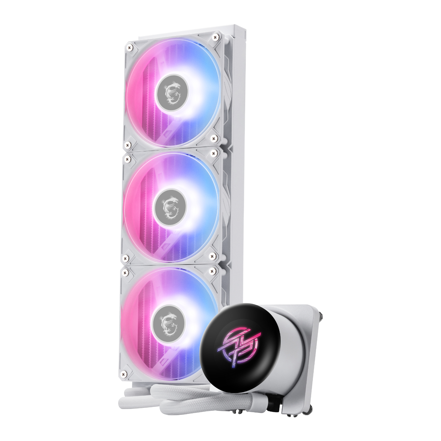 MSI MPG Coreliquid P13 360 AIO Liquid CPU Cooler - White - Image 3