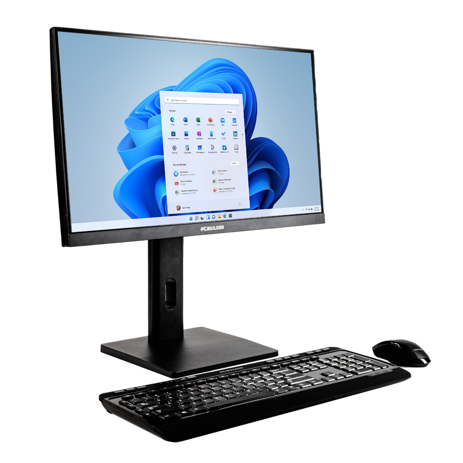 PCBuilder FUSION 24" Intel i3-14100 Windows 11 AiO Desktop PC - Image 2