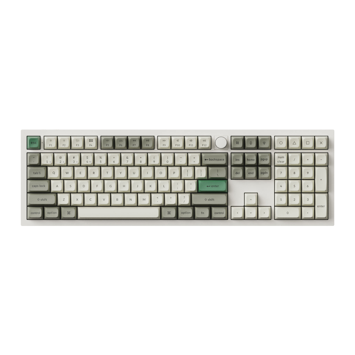 Keychron Q6 Max QMK/VIA Wireless Custom Mechanical Keyboard KSA Gateron Red Jupiter Switches - Shell White - Image 2