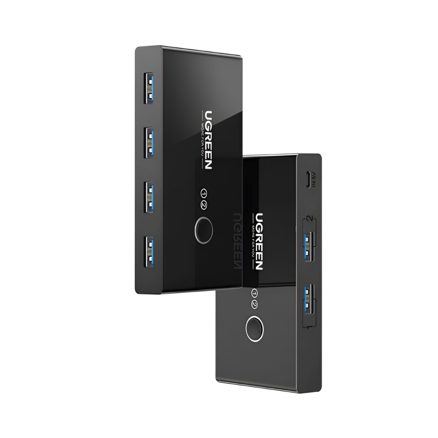 UGREEN USB 3.0 4-Port Switch Box, with 1.5m USB Cables