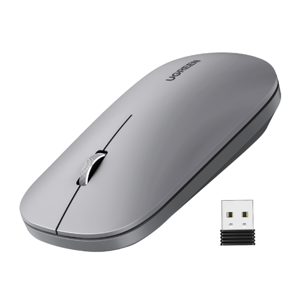 UGREEN Portable 2.4GHz Wireless Mouse - Grey