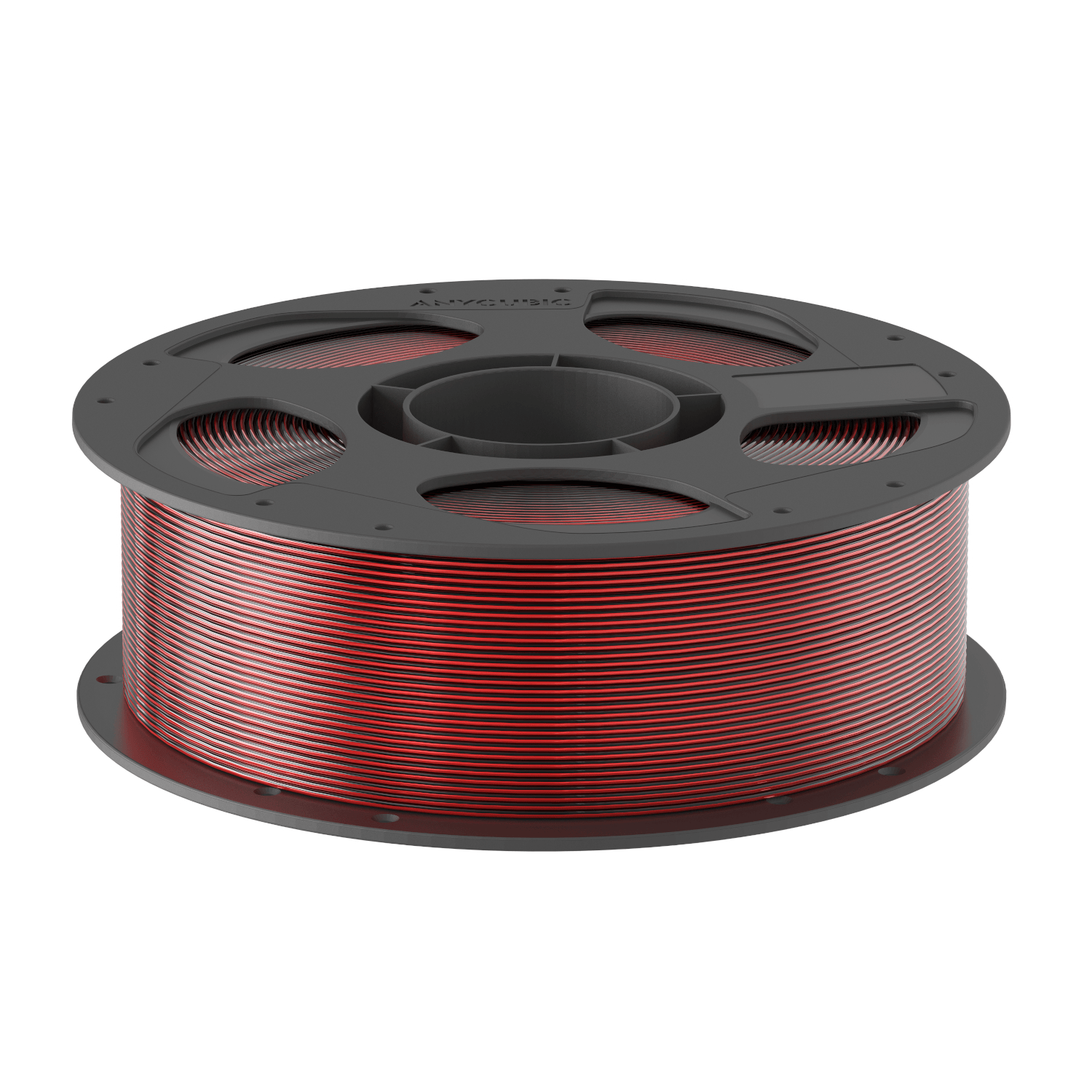 Anycubic PLA Silk Dual Filament 1kg – Black/Red - Image 2