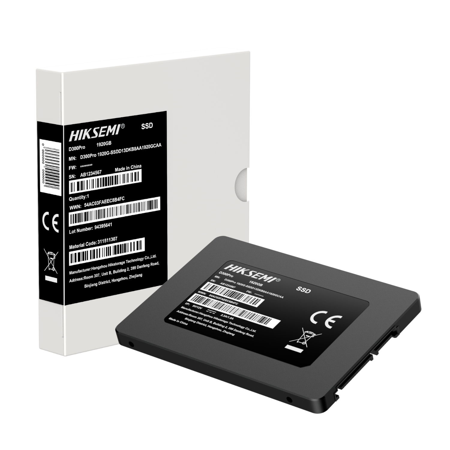 Hiksemi D300 PRO Tantalum Capacitor 1920GB SATA III Enterprise SSD - Image 5