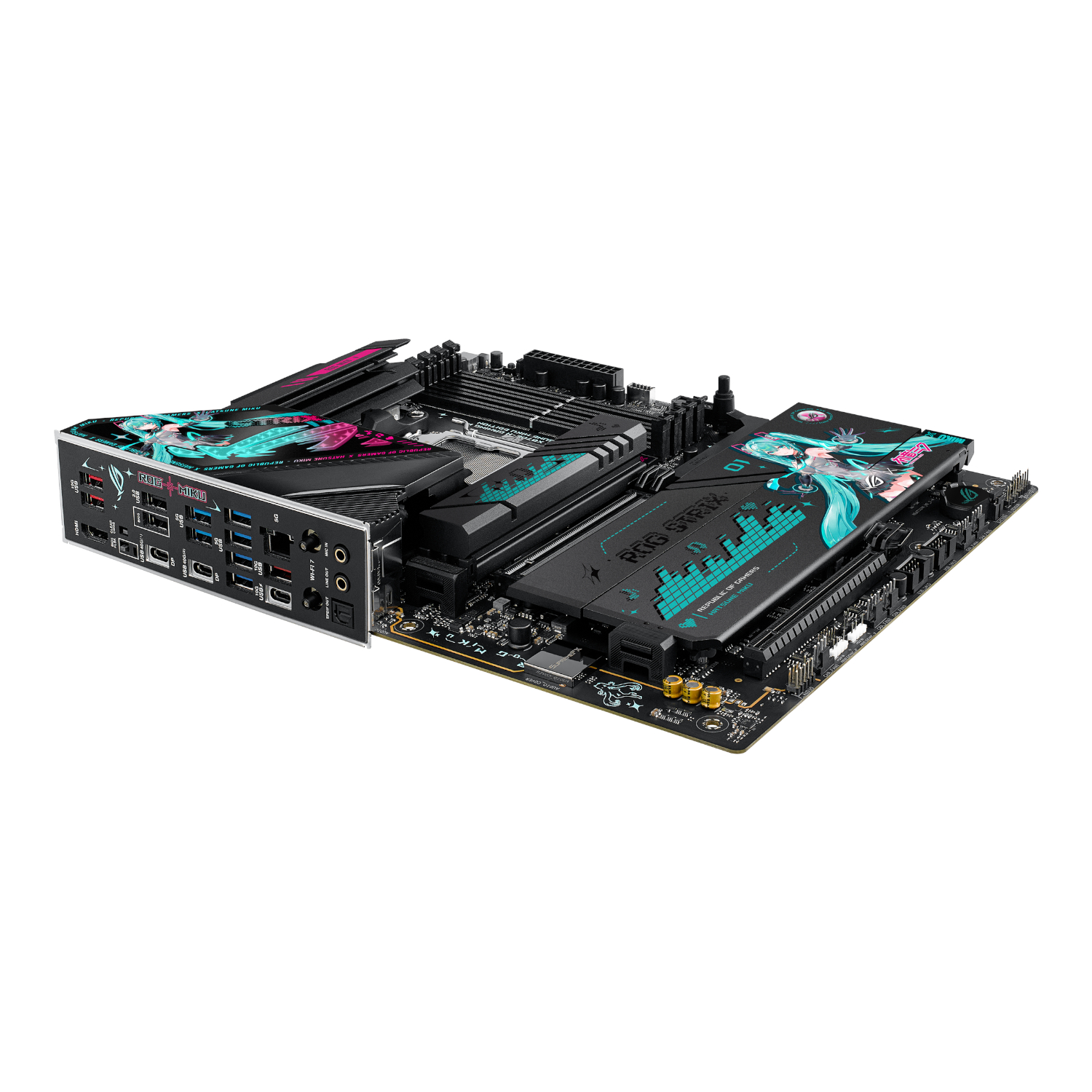 Asus ROG Strix X870E-H Gaming Wi-Fi 7 AM5 ATX Hatsune Miku Edition Motherboard - Image 6