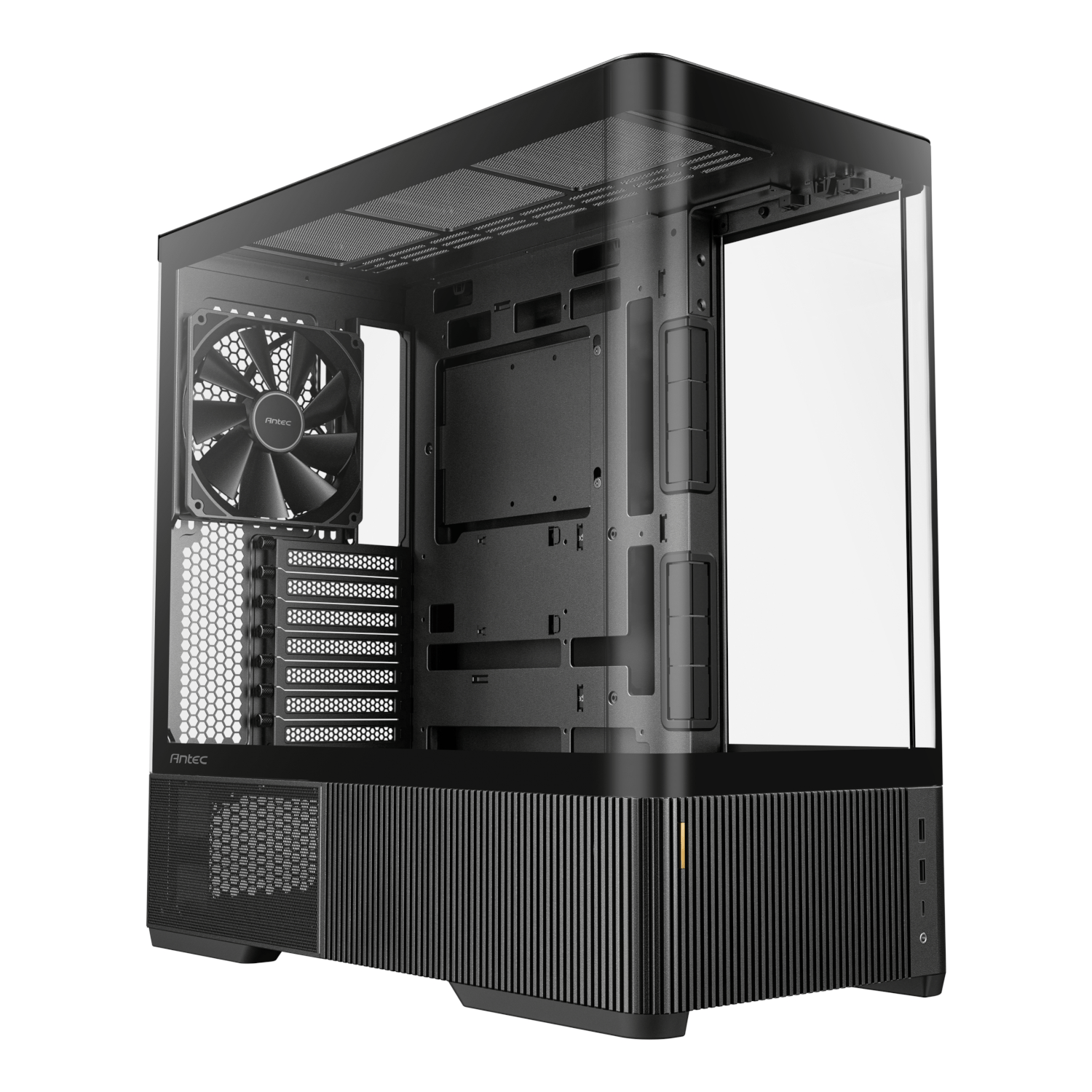 Antec C6 CURVED AIR ATX | Micro-ATX | ITX Mid-Tower Gaming Chassis - Black