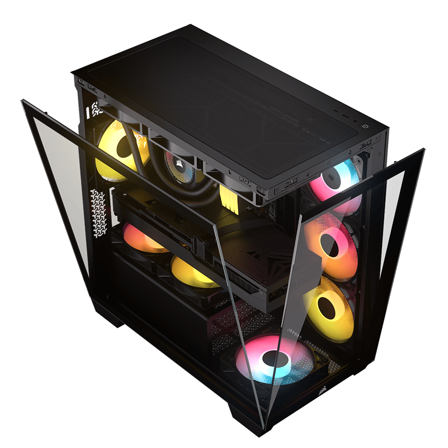 Corsair 2800X RS-R ARGB Micro-ATX PC Case - Black - Image 4