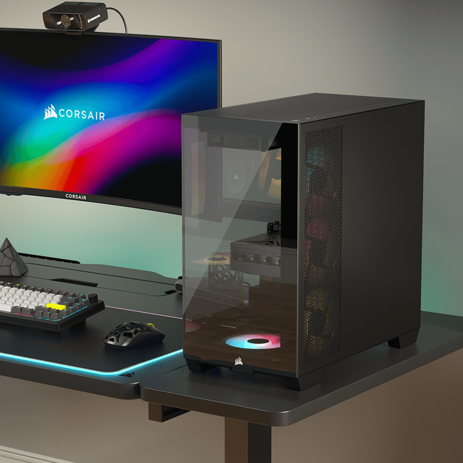 Corsair 2800X RS-R ARGB Micro-ATX PC Case - Black - Image 5