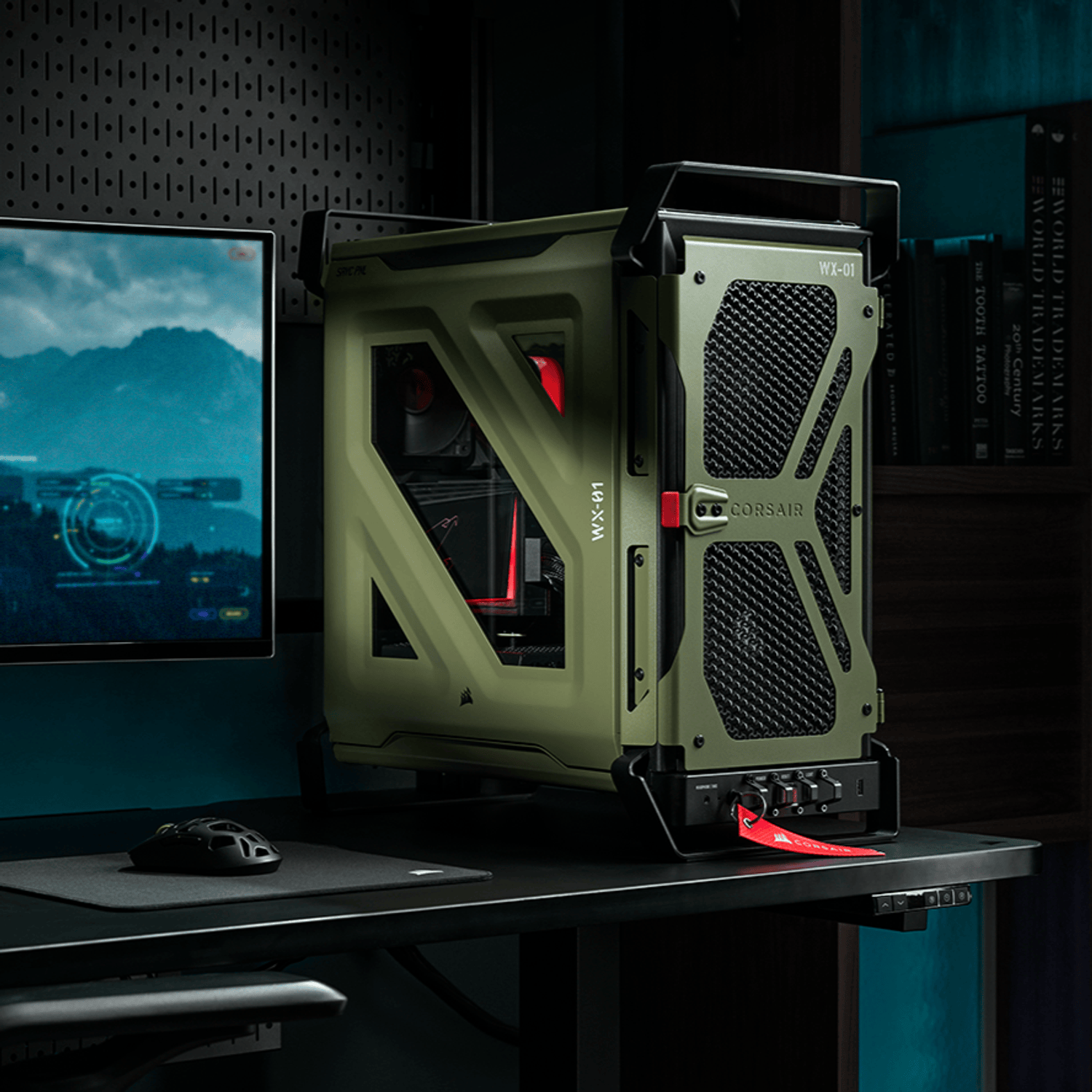 Corsair WARTHOG RS Airflow Mid-Tower Case - Olive - Image 7