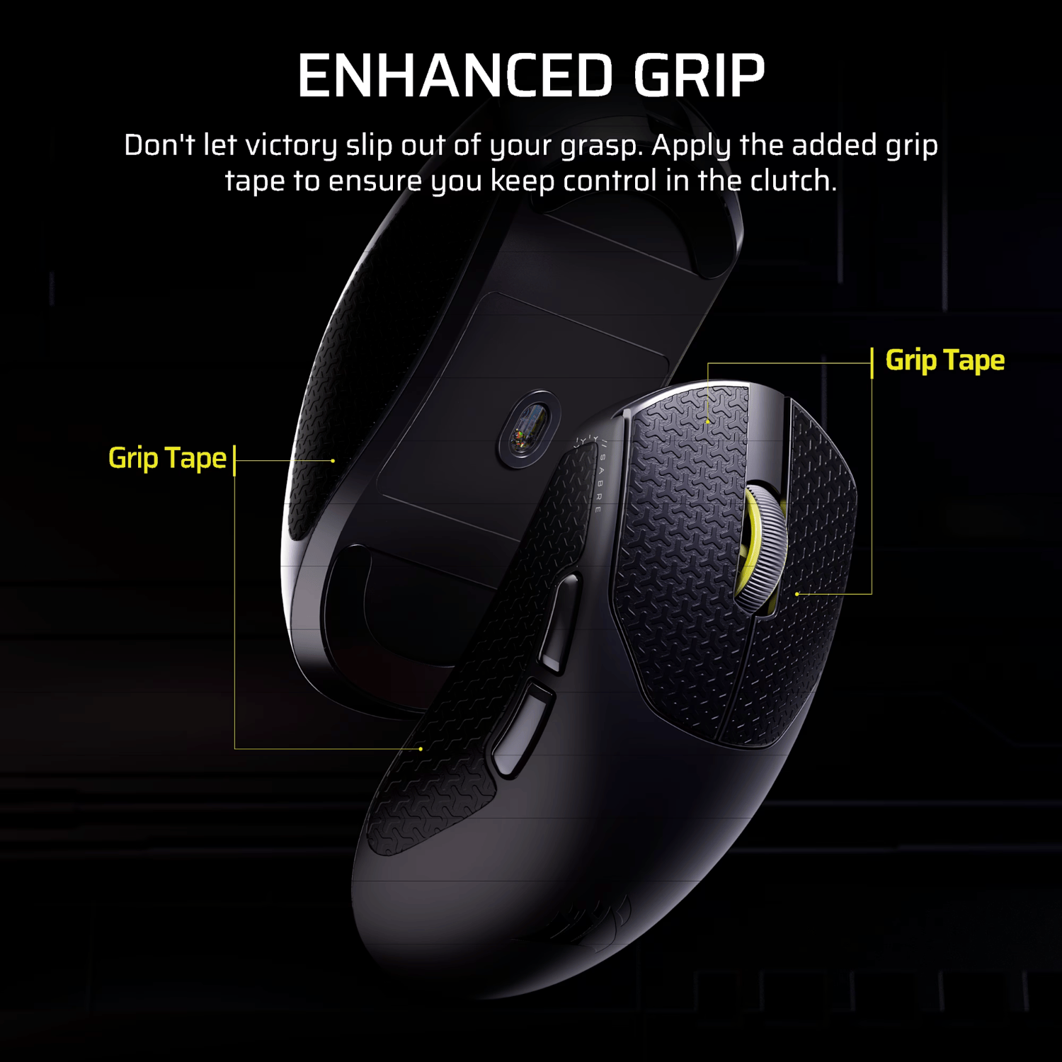 Corsair SABRE v2 PRO ULTRALIGHT WIRELESS 30000 DPI Gaming Mouse - Black - Image 6