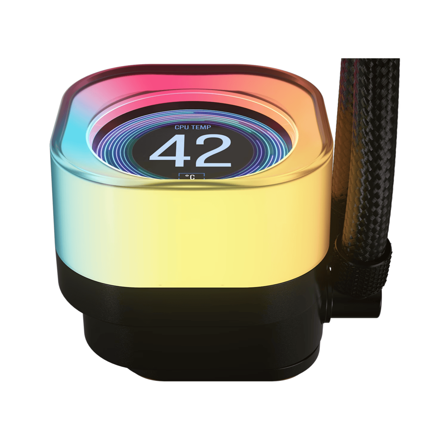 Corsair iCUE LINK TITAN 360 RX LCD Liquid CPU Cooler - Black - Image 3