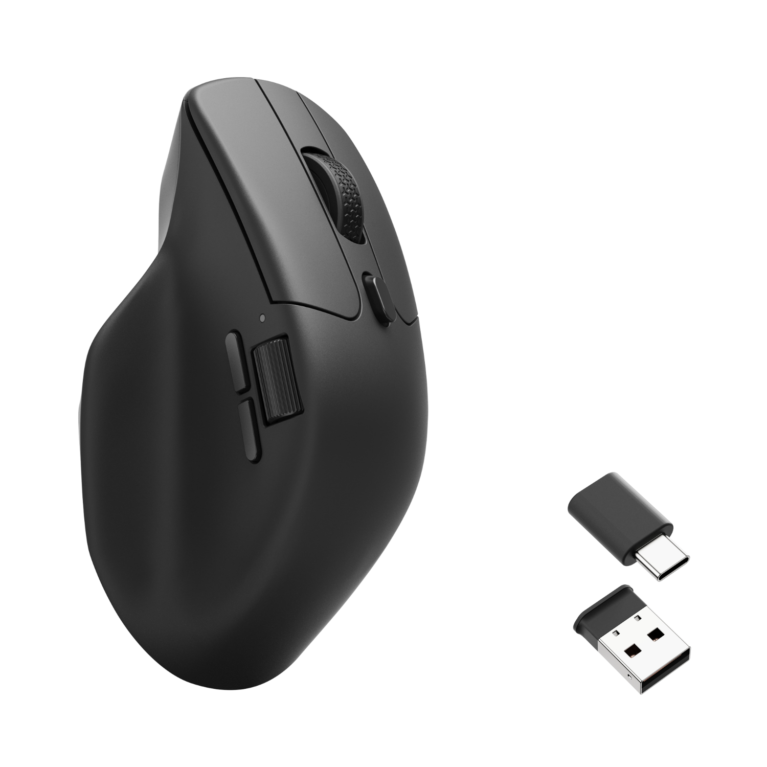 Keychron M6S-B72 1K Wireless Mouse (BT/2.4GHz/Wired) - Black - Image 7