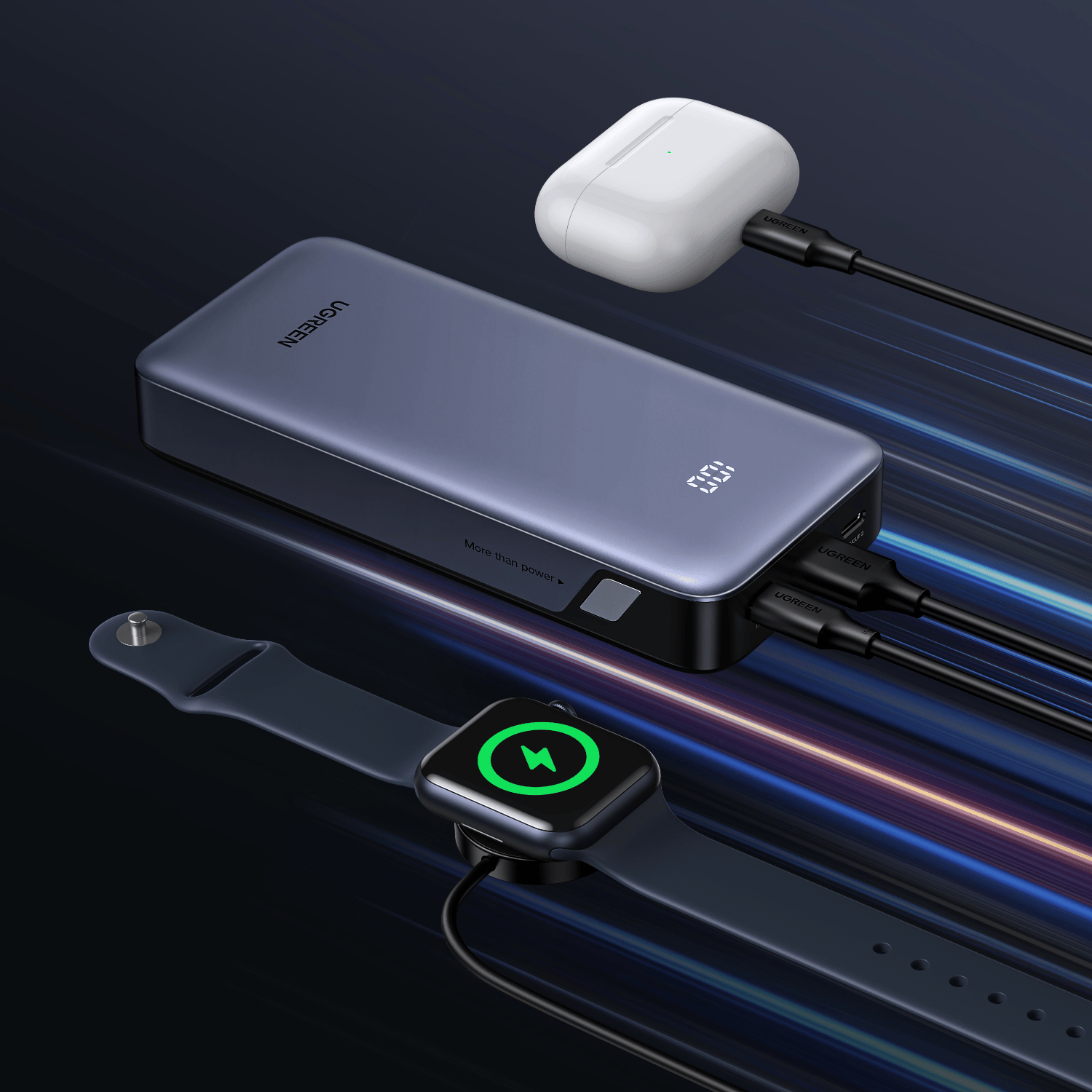 UGREEN 20000mAh 30W Two-way Fast Charging Power Bank - Image 5